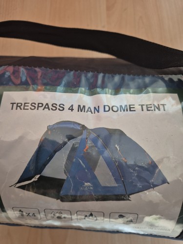 Trespass man dome tent - 4-man,