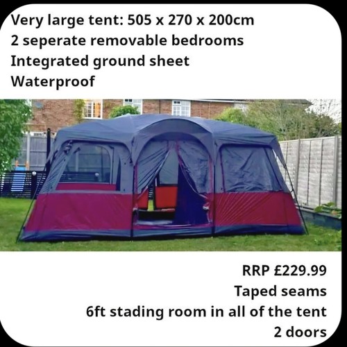 Man tent with sewn - ,