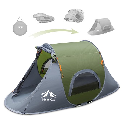 Lightweight man pop tent - 1,