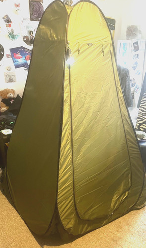 Green tent for person - green,
