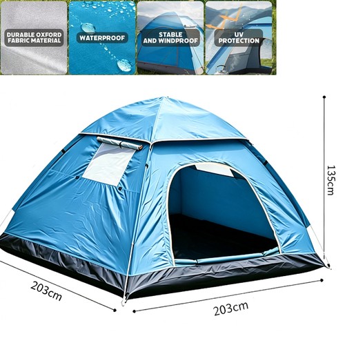Full automatic man camping - full,