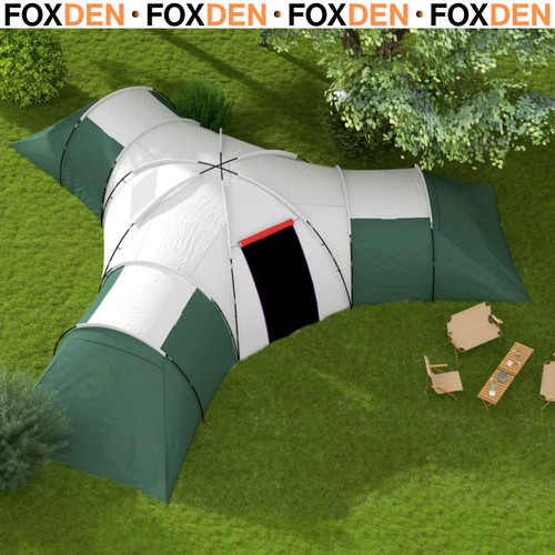 Man large tunnel tent with - 6-9,