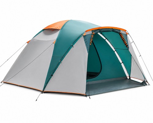 Teal grey person dome - teal,