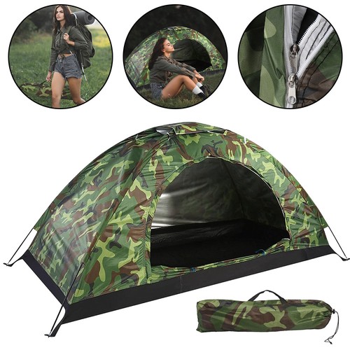 Pop hiking tent - up,